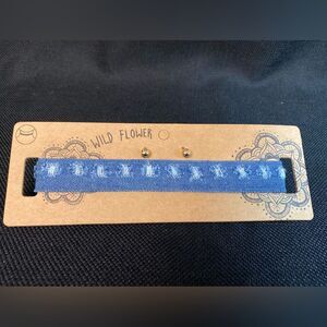 Wild Flower CHOKER
NECKLACE & EARRING SET Adjustable to 14" - New w/tags